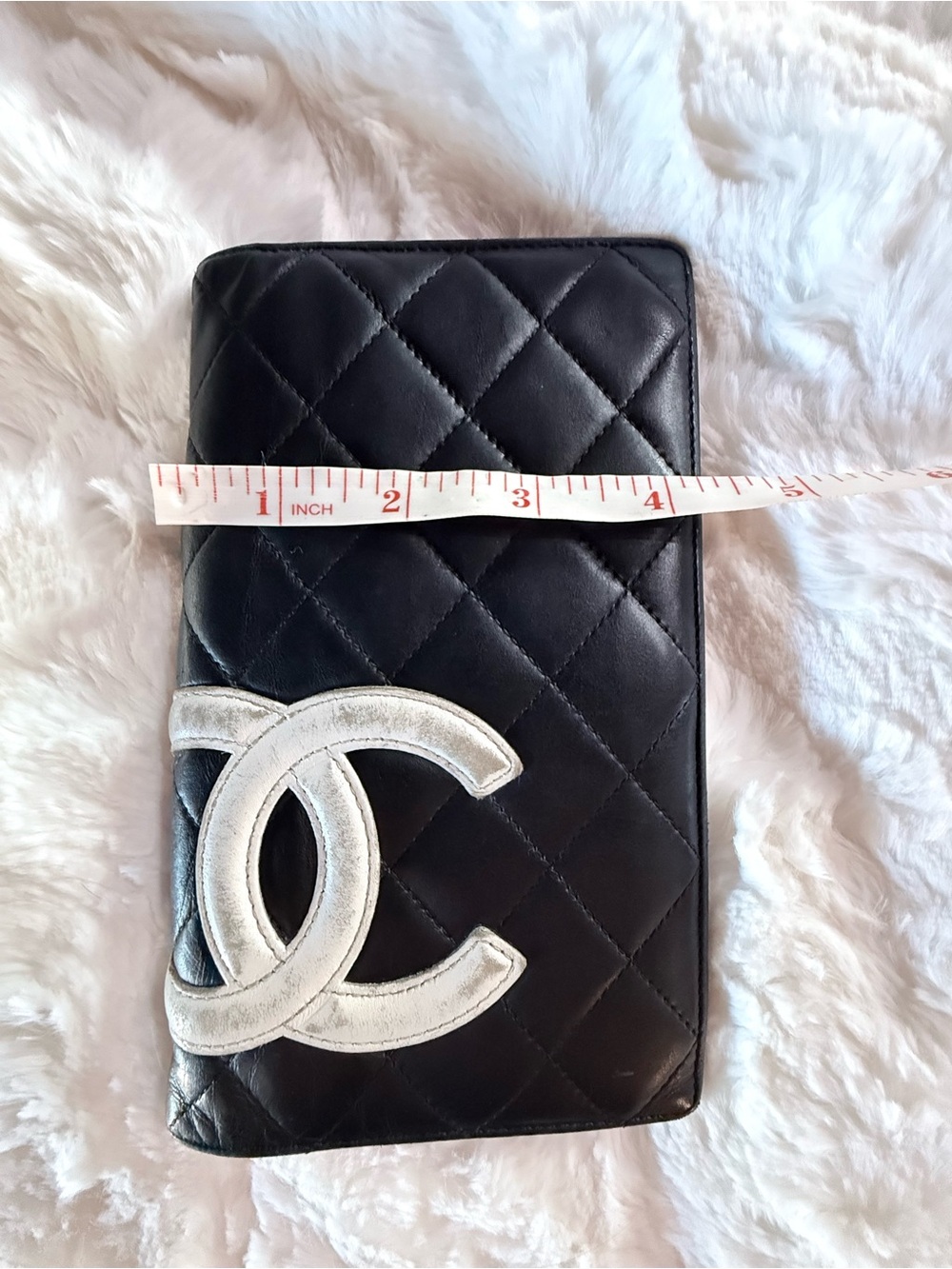 CHANEL Black Cambon Ligne Wallet - Picture 10 of 13